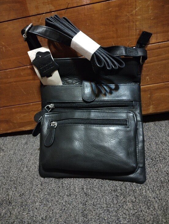 Wilsons Leather Handbags - Wilson's Leather Black Genuine Leather Crossbody Bag for Women